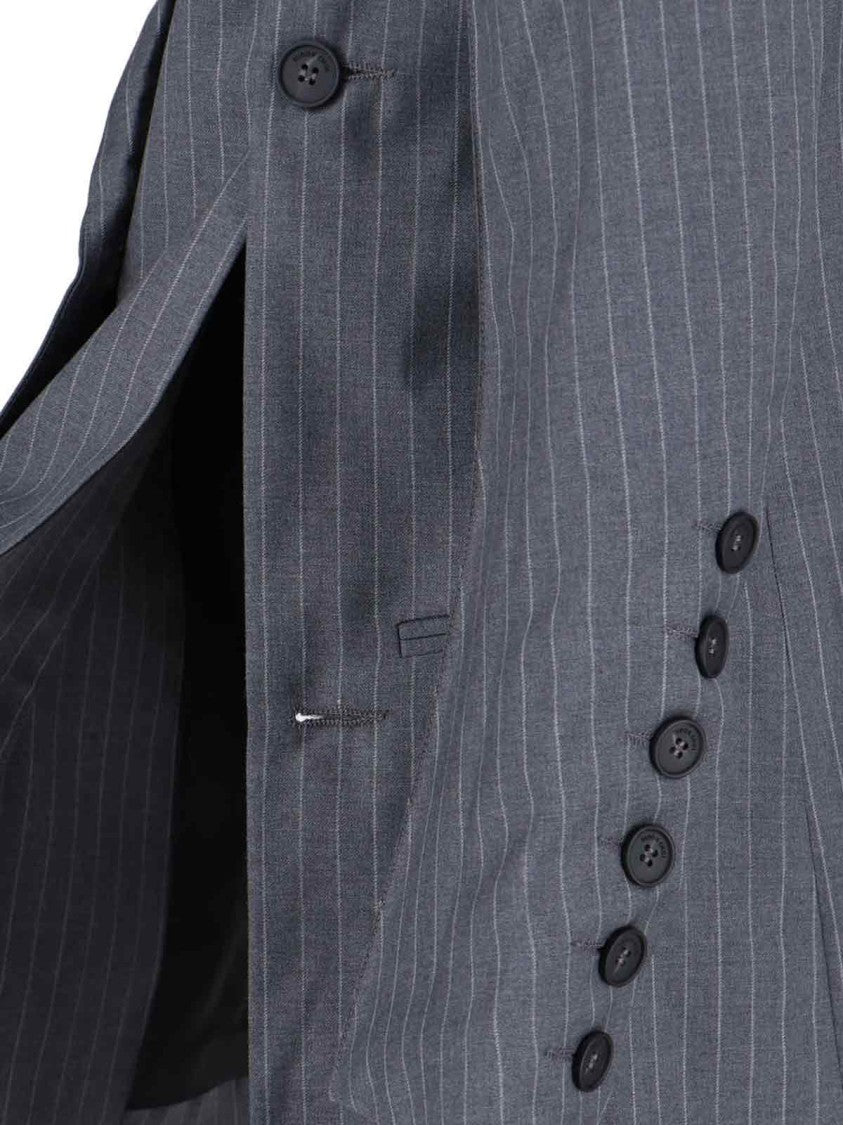 Eudon Choi Structured Grey Jacket With Modern Silhouette