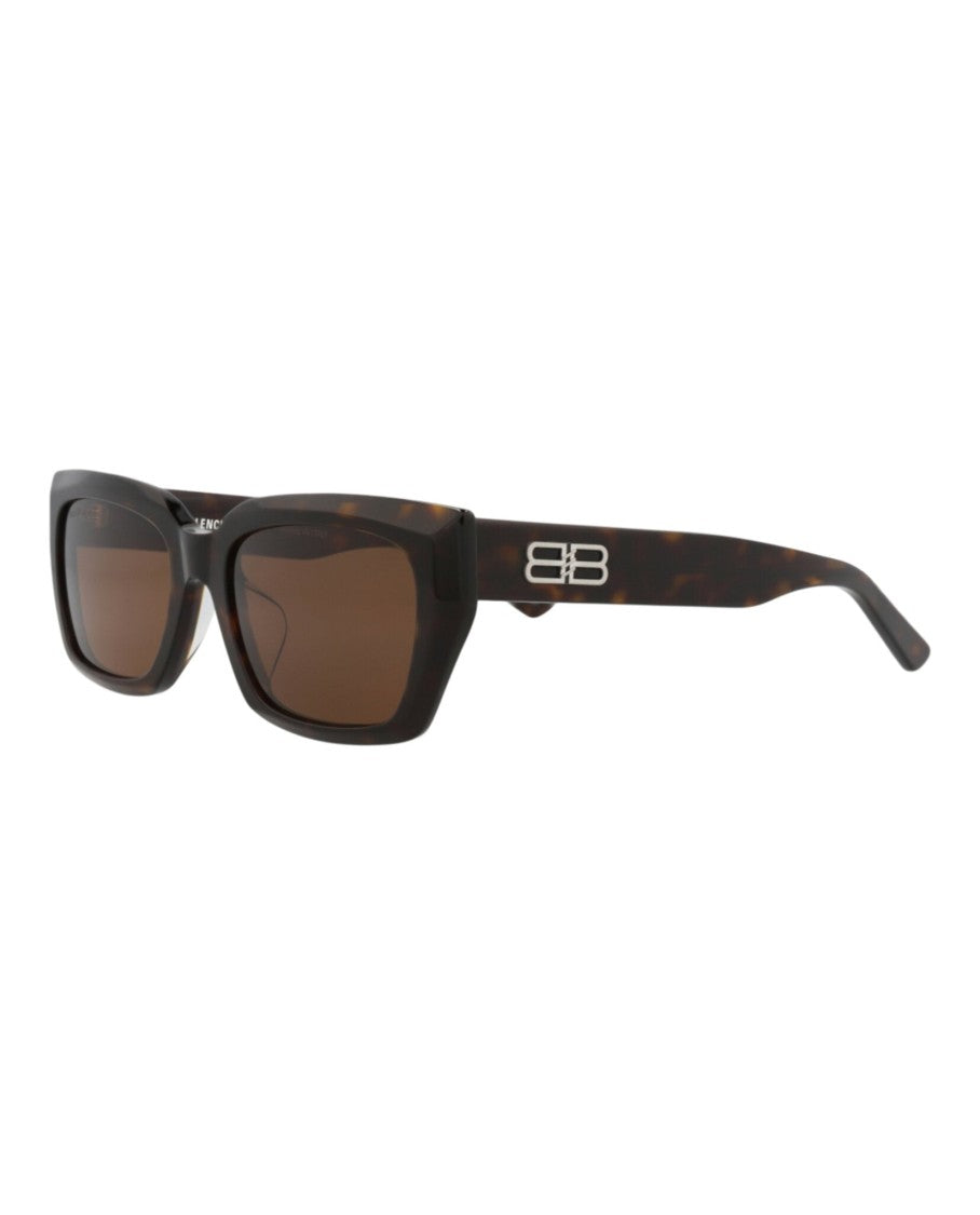Balenciaga Square-Frame Recycled Acetate Sunglasses