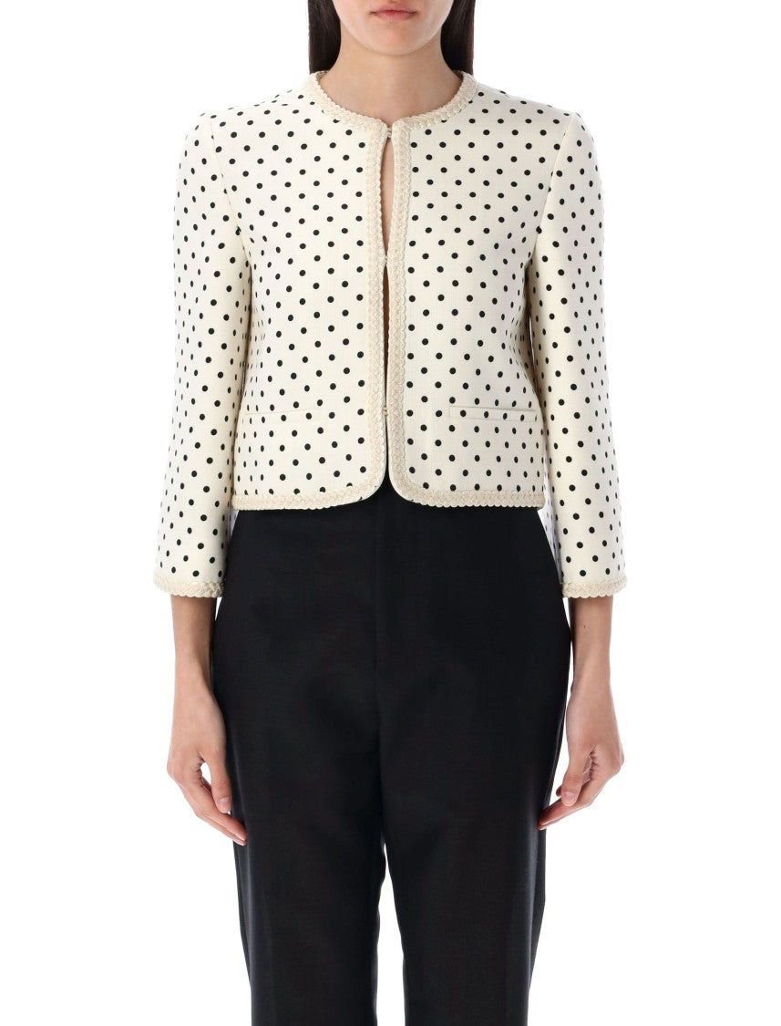 Valentino Garavani Cropped Jacket Pois