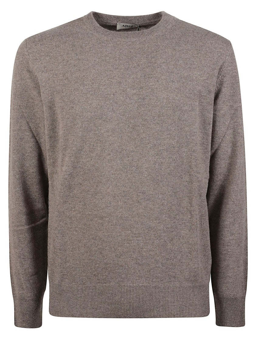 Altea Classic Round Neck Pure Cashmere Sweater