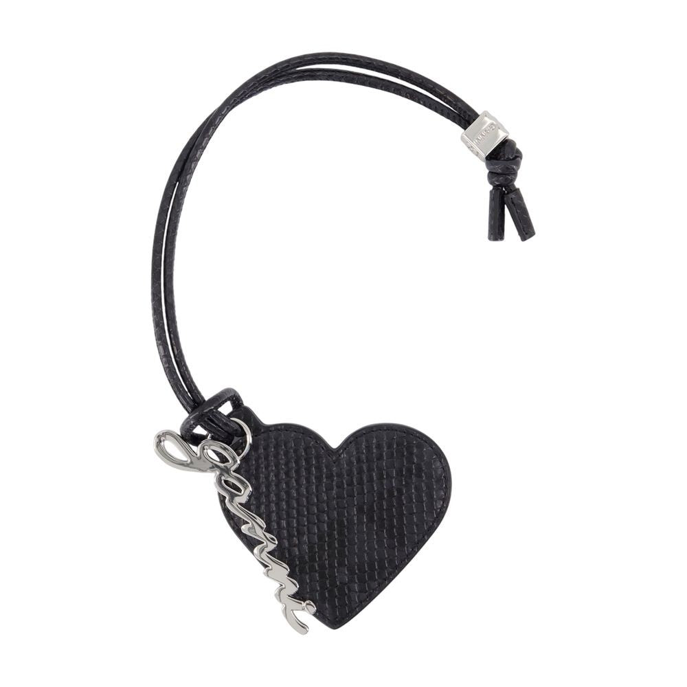 Ganni Bou Heart Snake Mirror - Synthetic - Black