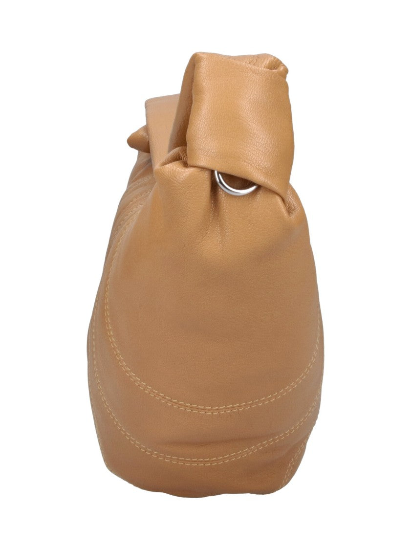 Lemaire Croissant Beige Medium Goatskin Shoulder Bag