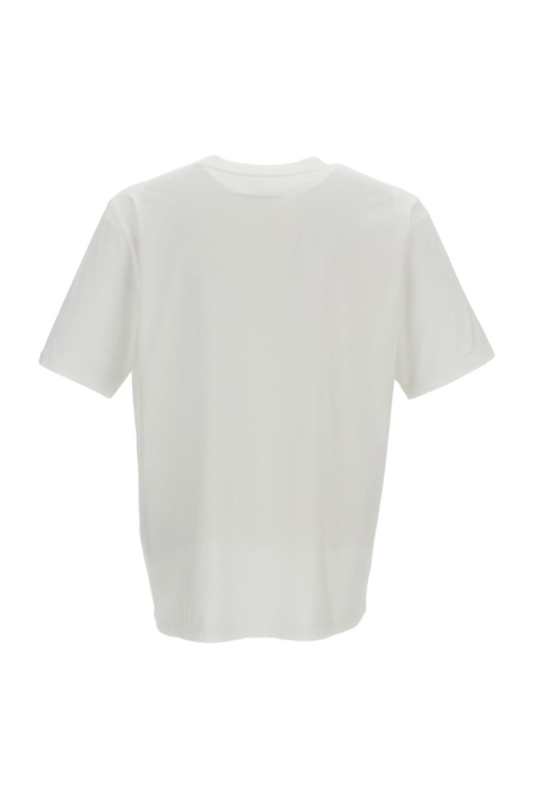 Mm6 By Maison Margiela White Cotton Printed Short-Sleeve T-Shirt