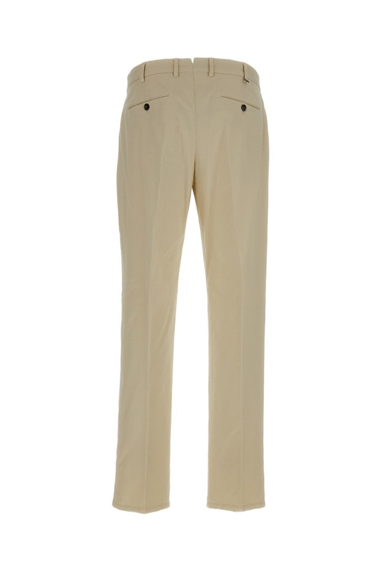 Pt01 Slim-Fit Lightweight Gabardine Trousers With Pressed Creases