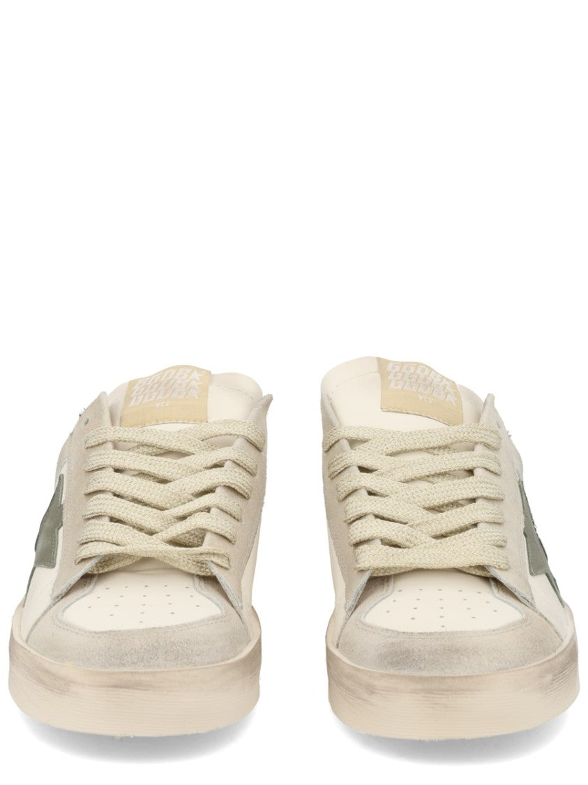Golden Goose Stardan Leather Star Applique Sneakers
