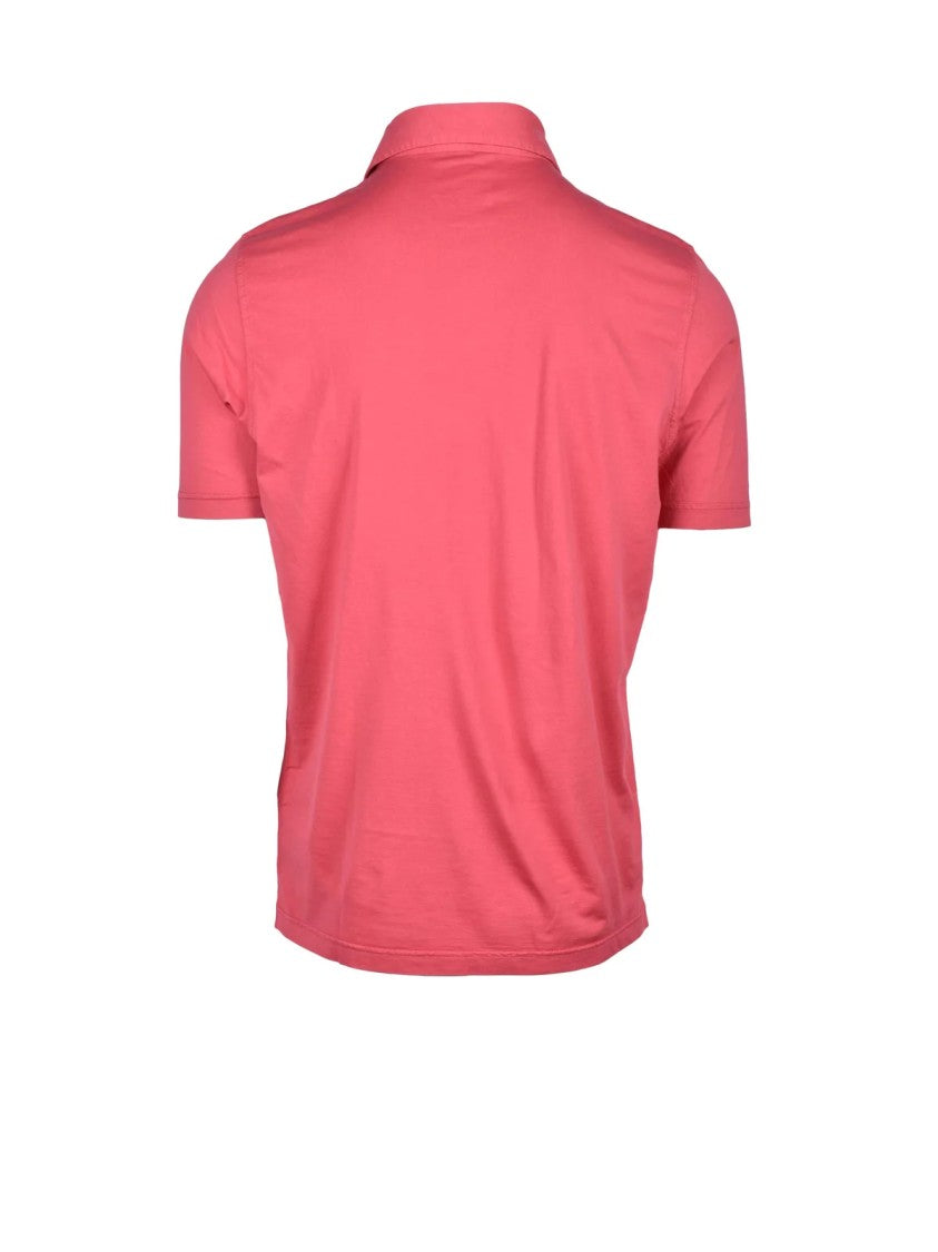 Vengera Red Tailored Fit Cotton Polo Shirt