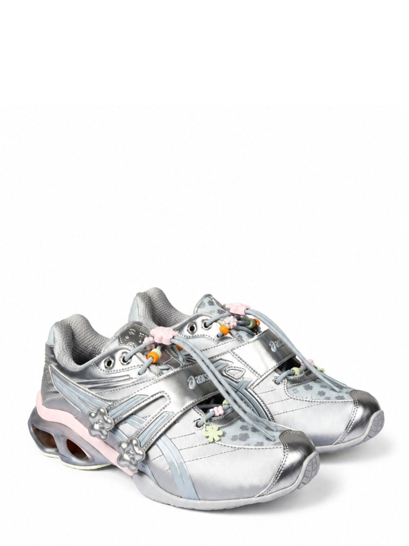 Asics By Cecile Bahnsen Gel-Kinetic Floral Appliqué Leather Sneakers