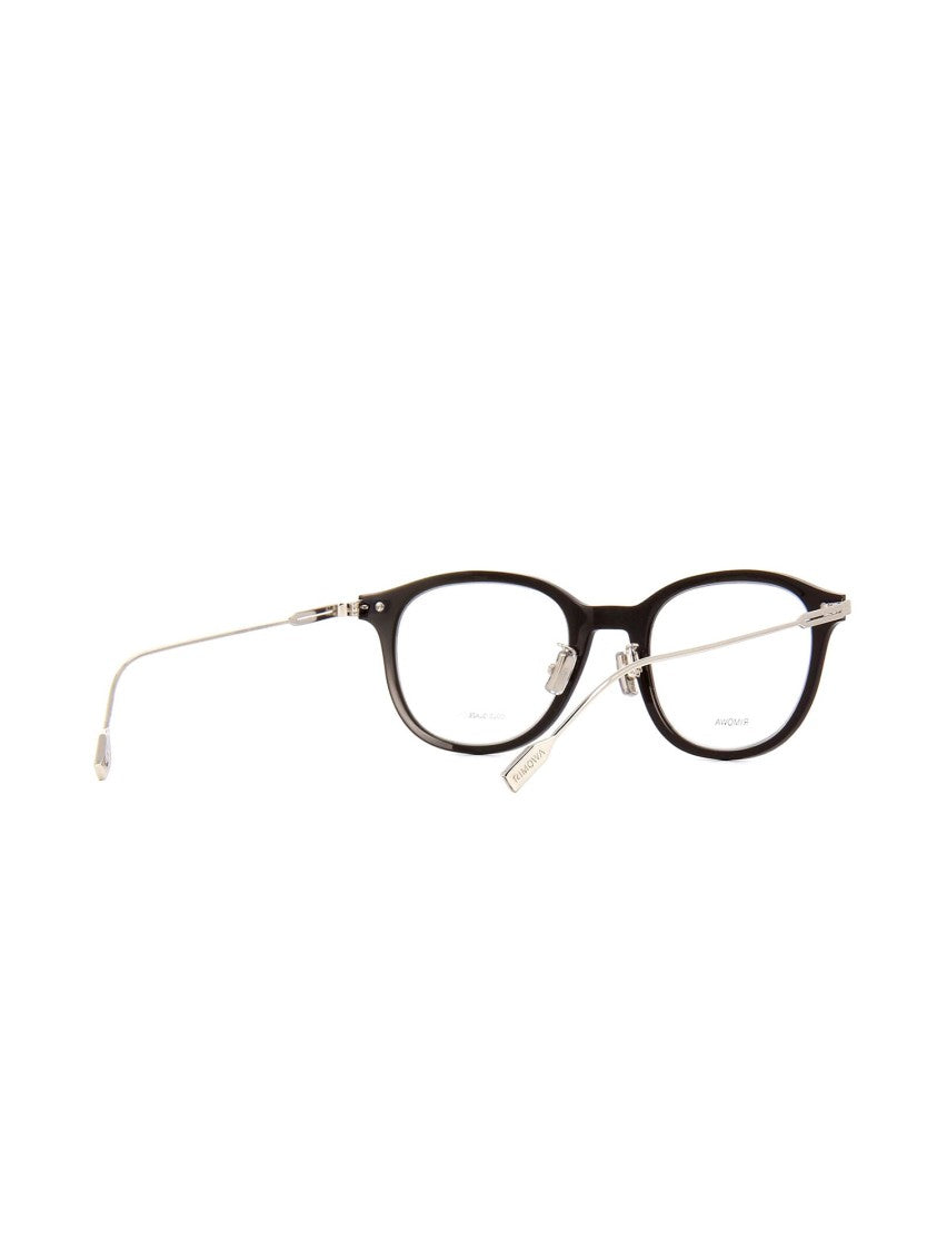 Rimowa Sleek Black Acetate Optical Frames With Metallic Accents