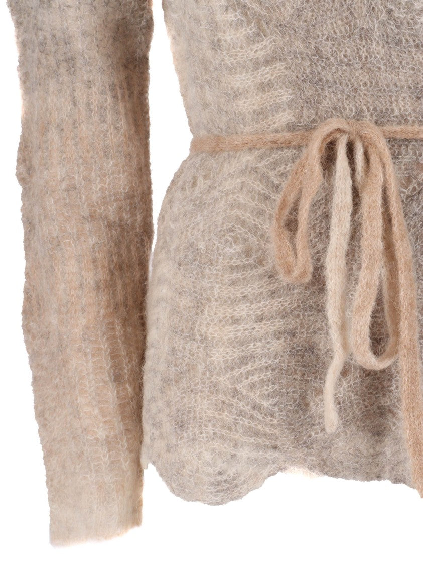 Kangra Cashmere Wrap-Around Knit Cardigan