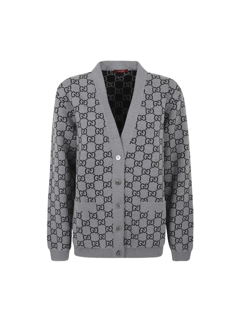 Gucci Cardigan Gg Jacquard