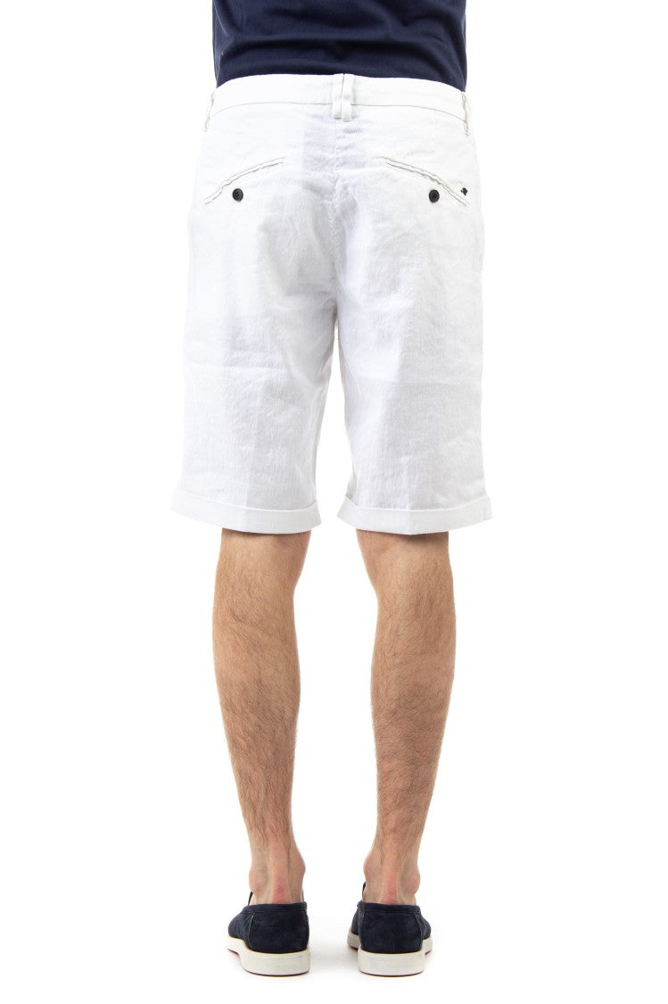 Mason's Amalfi Lightweight Linen-Cotton Shorts