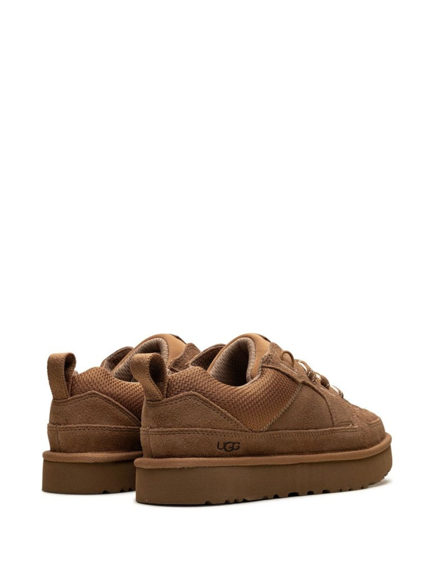 Ugg Low-Top Sneakers With Leather-Textile Blend