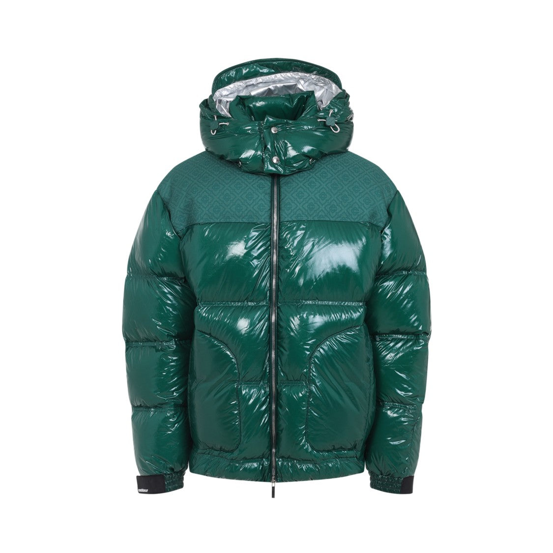 Casablanca Quilted Down-Feather Jacket With Glossy Finish
