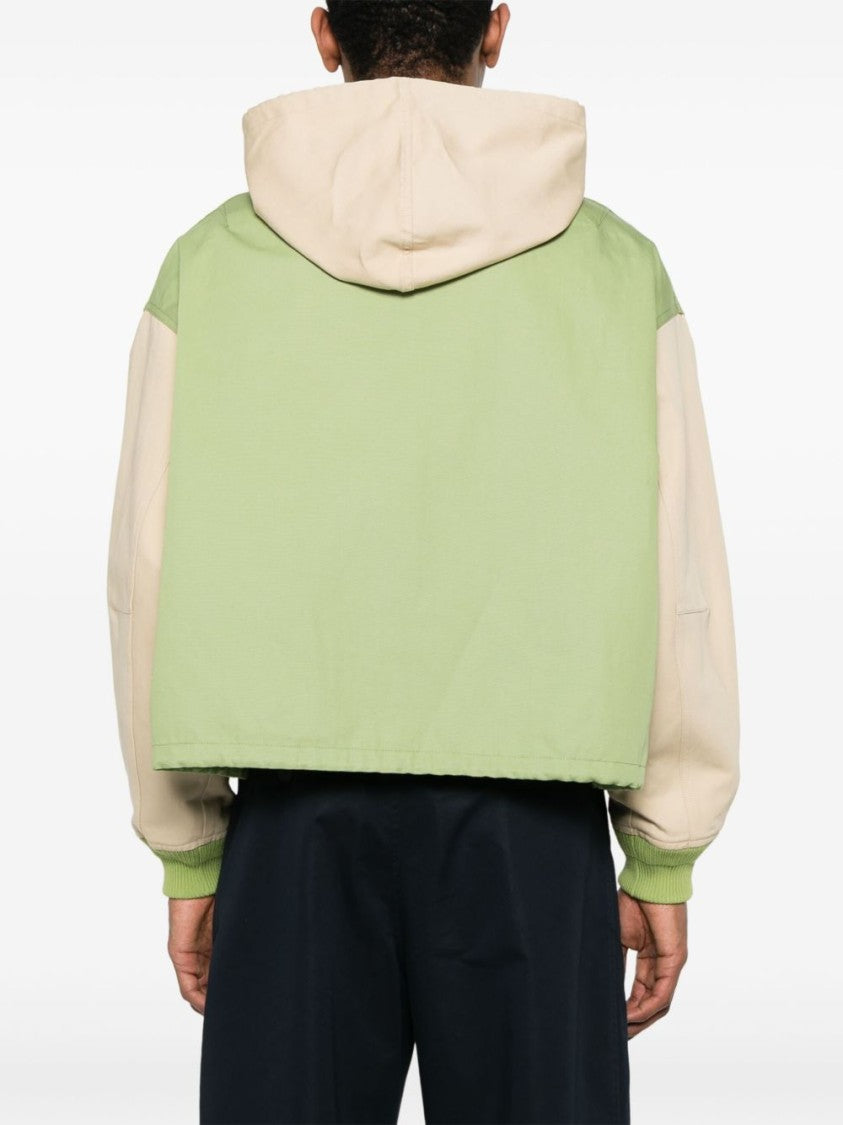 Kenzo Avocado Green Front Toggle Zip Jacket