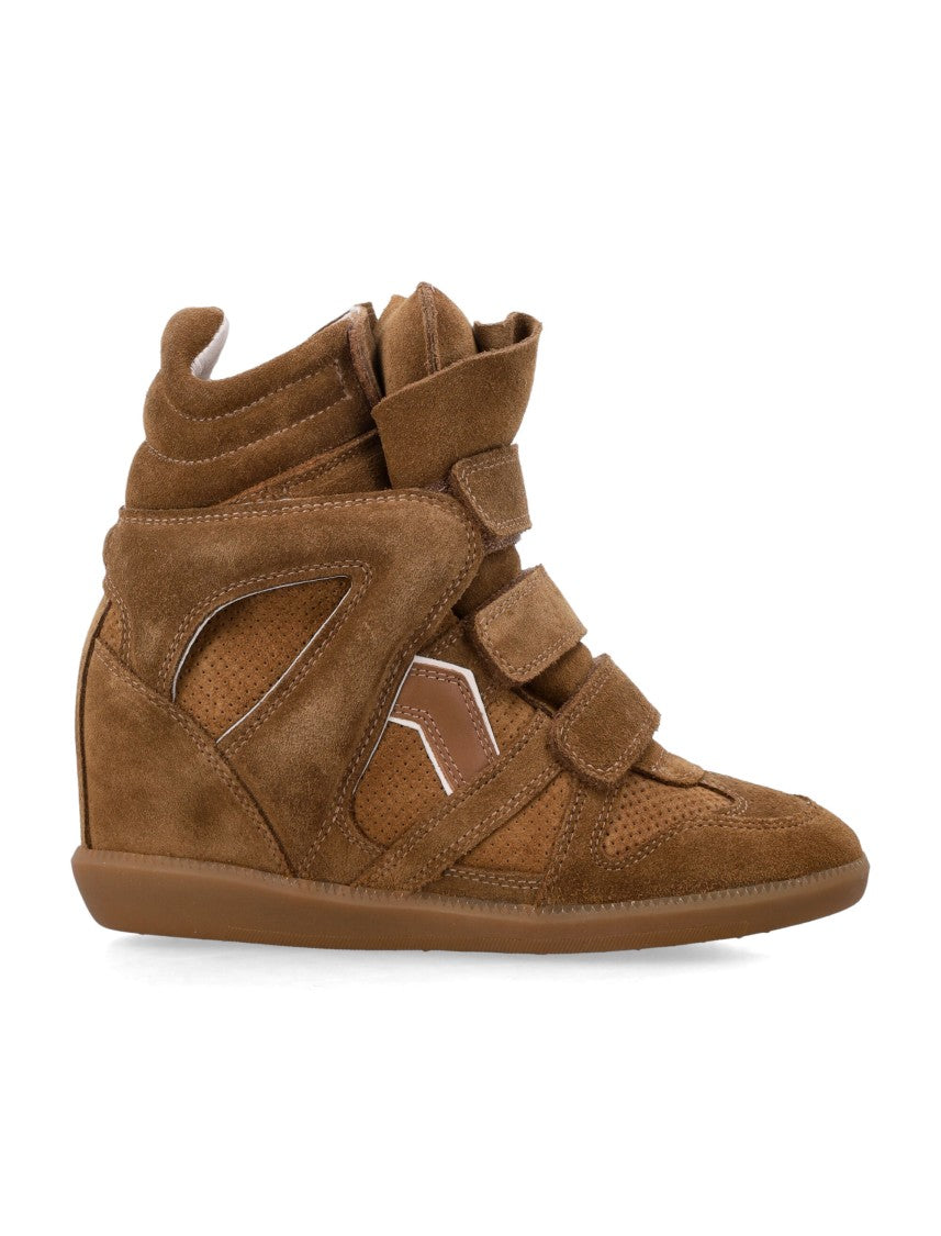 Isabel Marant Suede Wedge Sneakers With Internal Elevation