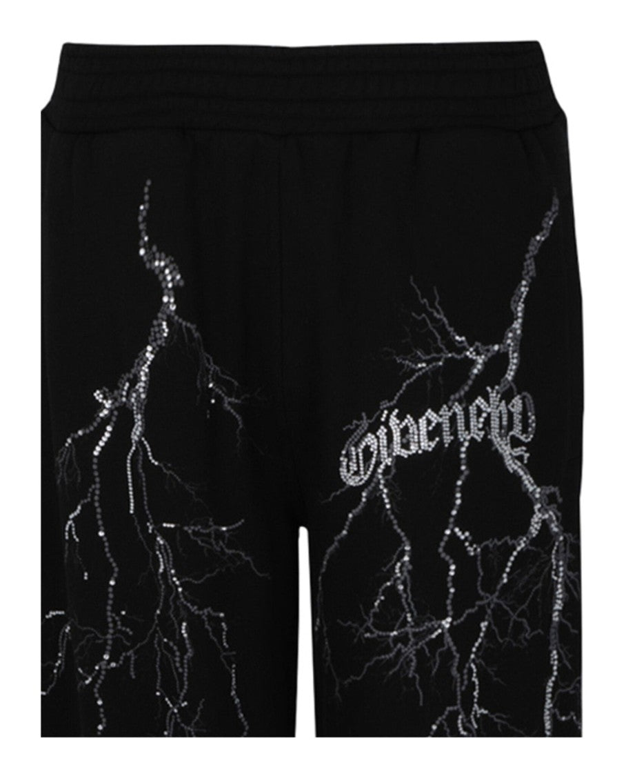 Givenchy Crystal-Cut Sweatpants