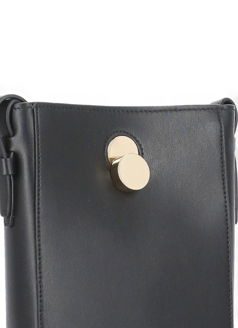 Fabiana Filippi Black Leather Shoulder Bag