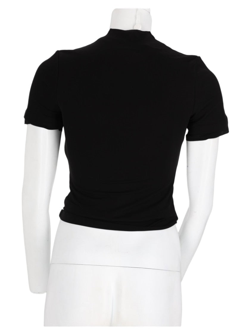 Maison Margiela Black Fitted Cotton T-Shirt