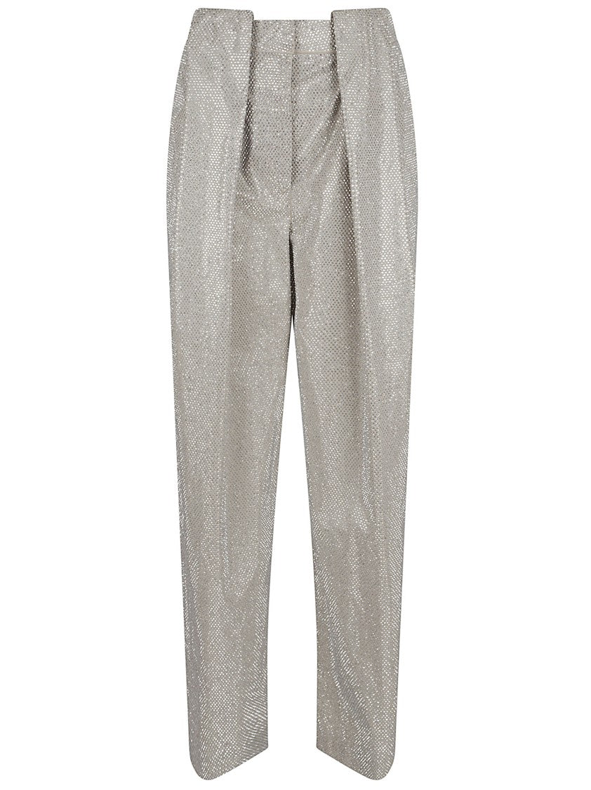 Stella Mccartney High-Waisted Trousers With Relaxed Fit