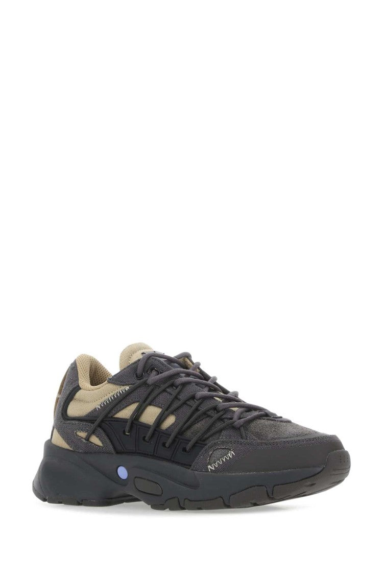 Mcq Multicolor Fabric And Suede Aratana Sneakers