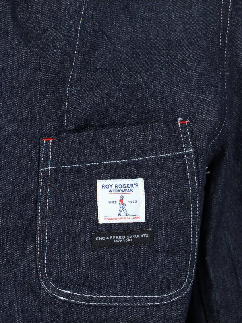 Roy Rogers Blue Denim Detachable Hood Jacket