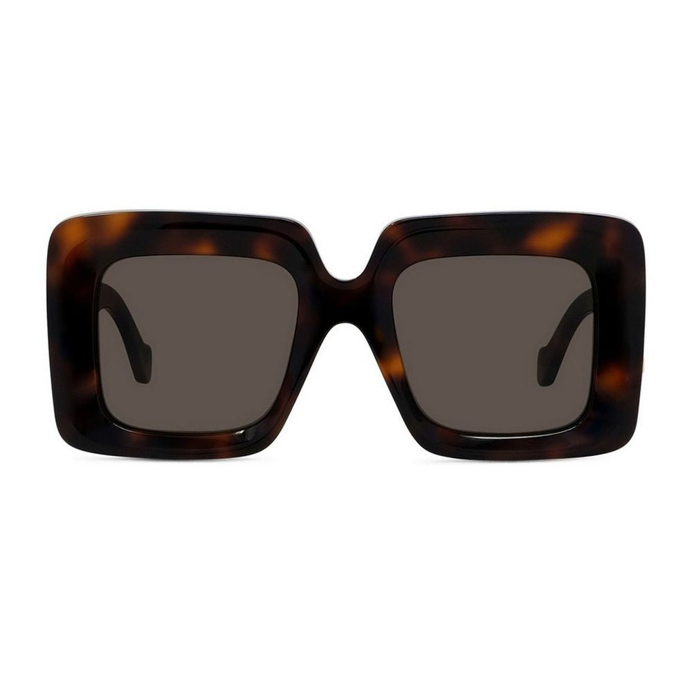 Loewe Anagram Oversized Square Sunglasses With Beveled Edges