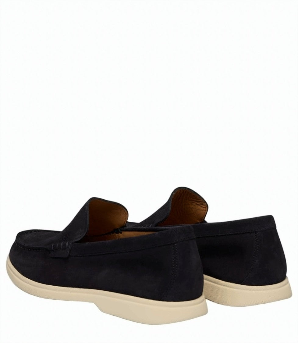 Boss Sienne Suede Slip On Loafers