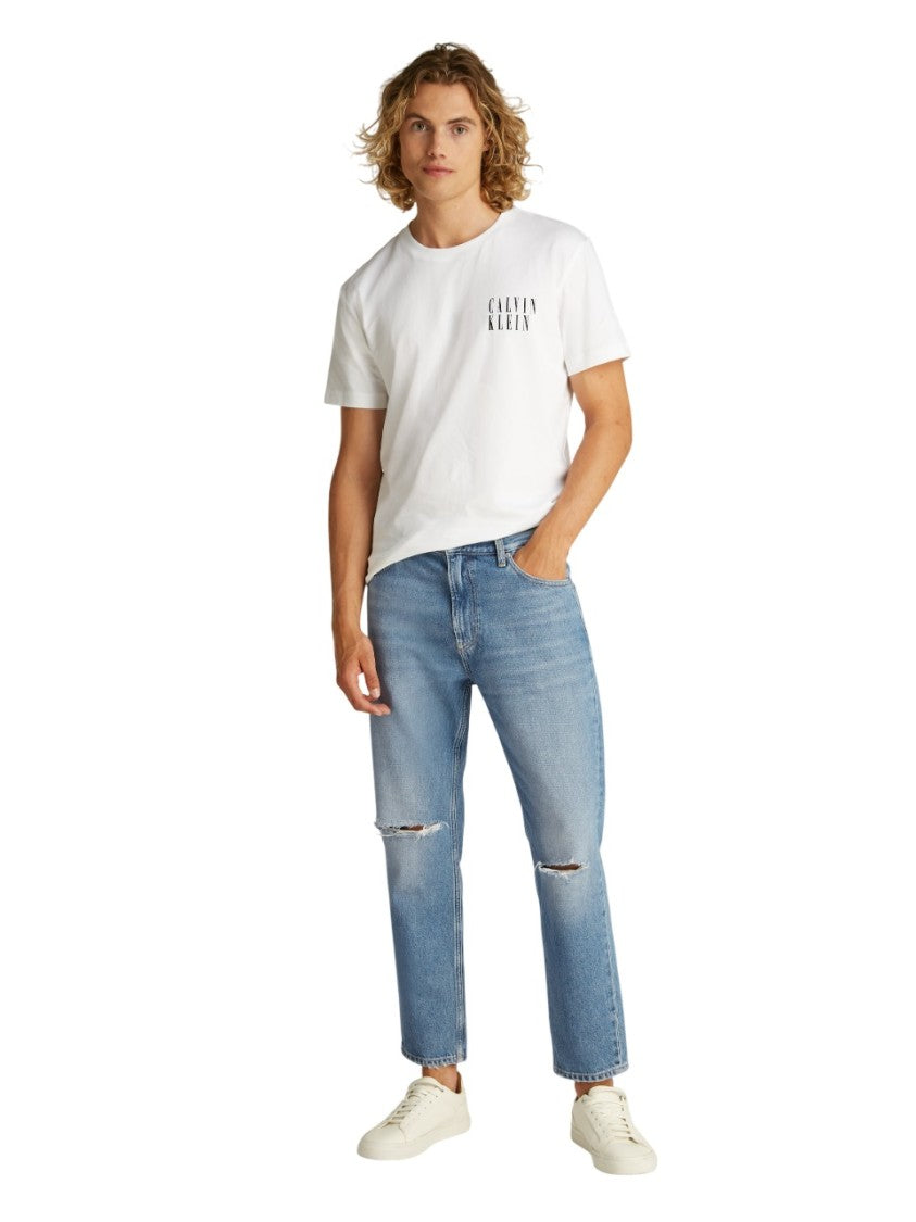 Calvin Klein High-Waisted Relaxed Fit Cotton Denim Jeans