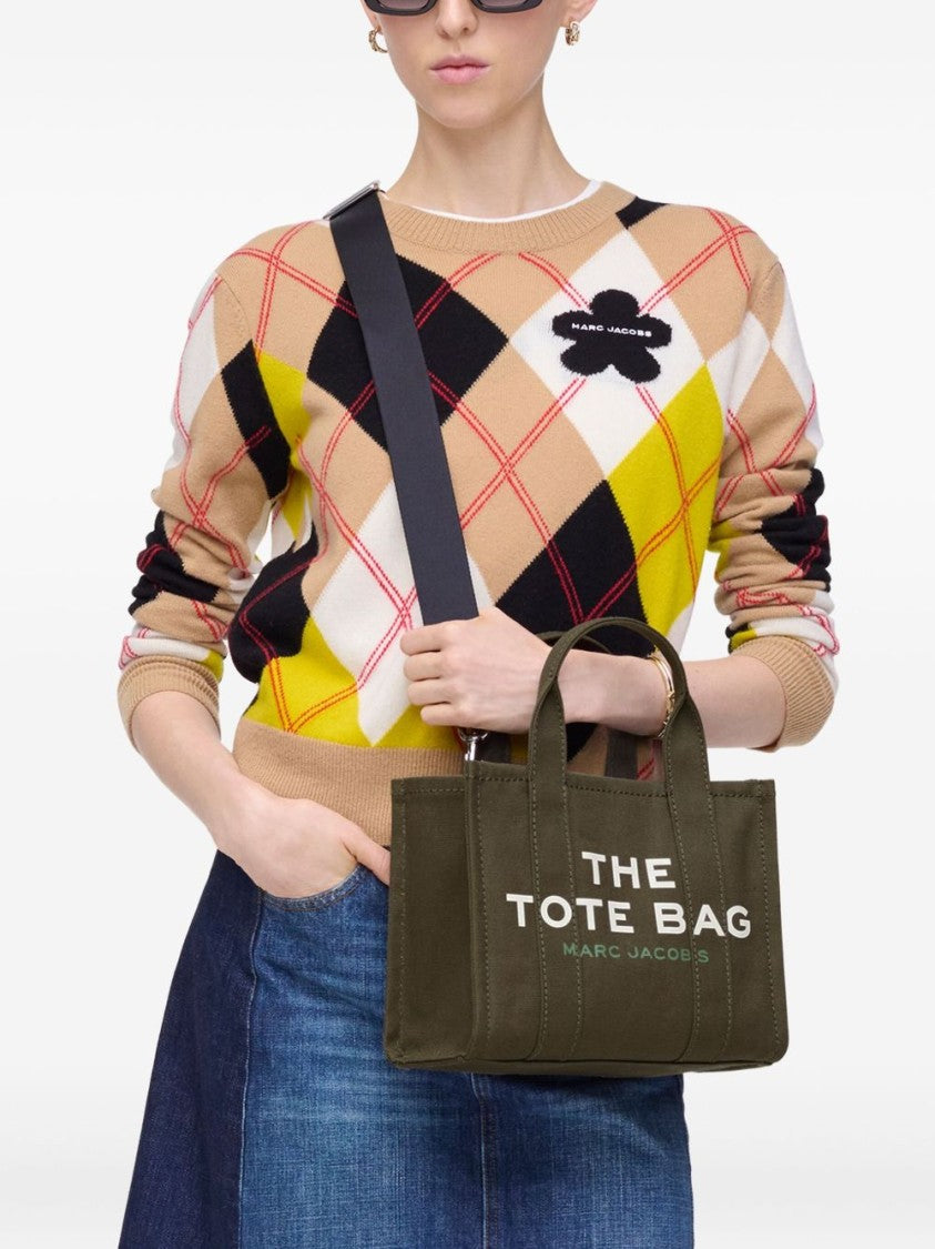 Marc Jacobs Structured Cotton Tote Bag