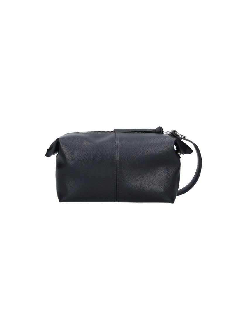 Vivienne Westwood Black Wash Bag Textured Pu Pouch