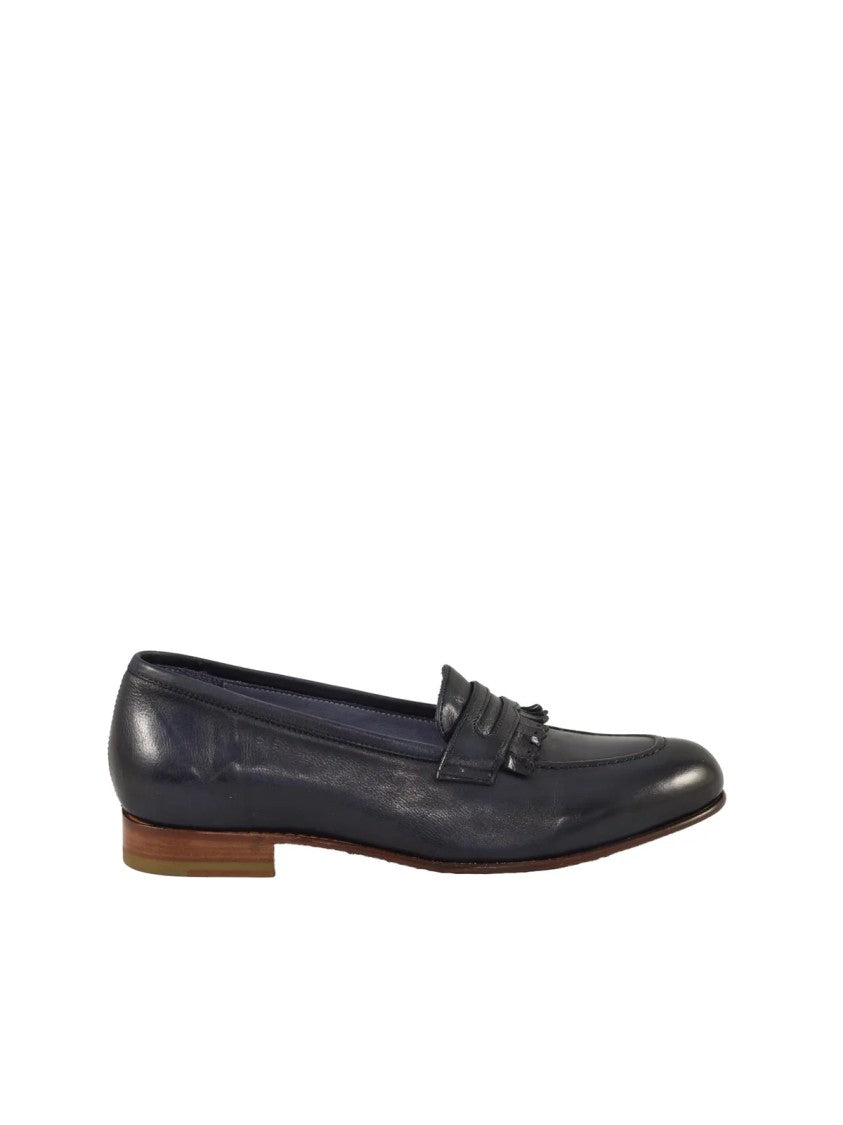 Botti 1913 Blue Leather Classic Shoes