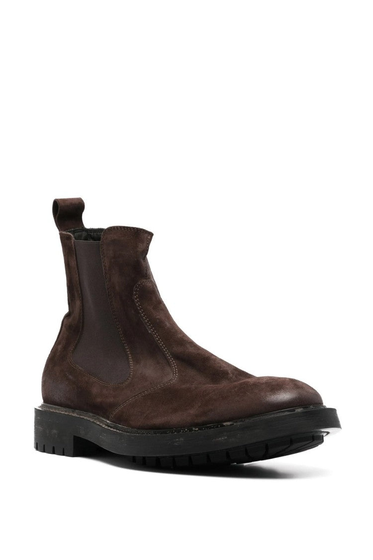 Moma Brown Leather Boots