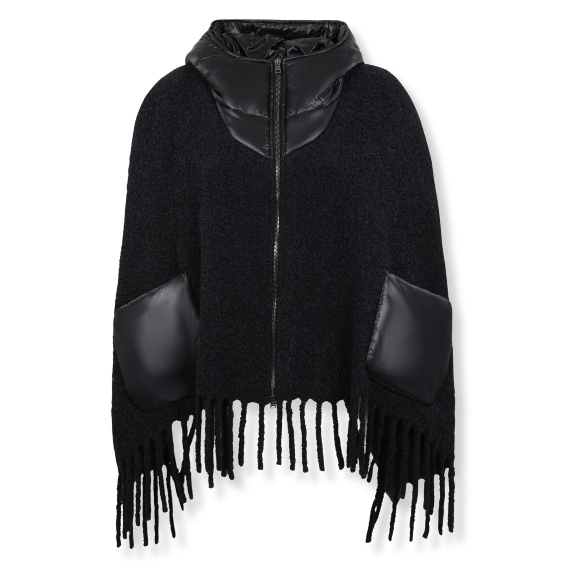 Herno Sleeveless Mantella With Flowing Silhouette And Appeal