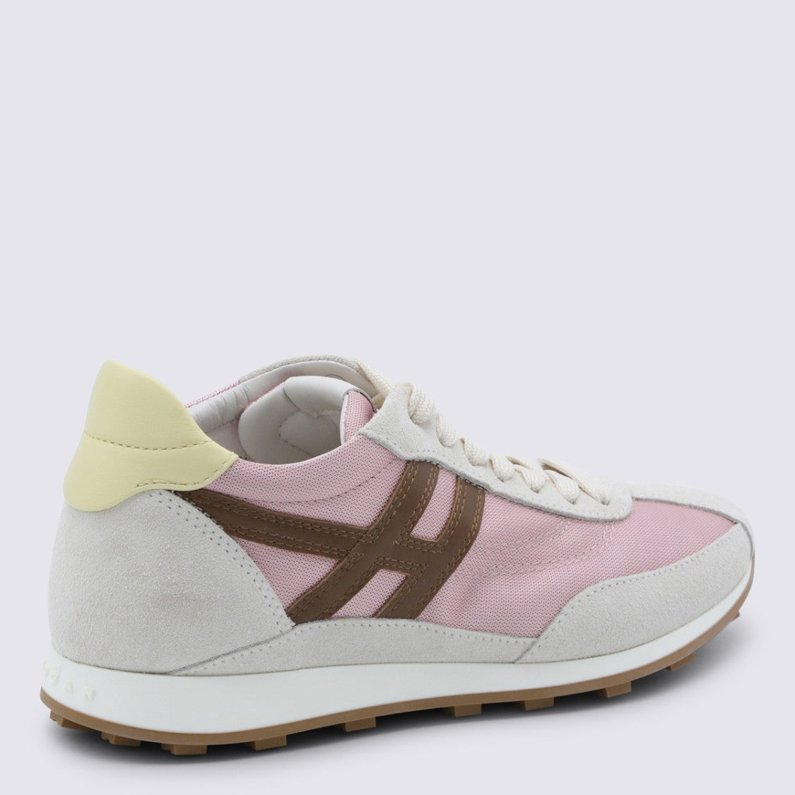 Hogan White Perforated Sneakers