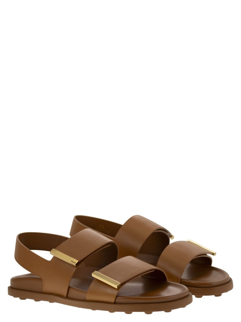 Tod's Sandal With Two Leather Straps