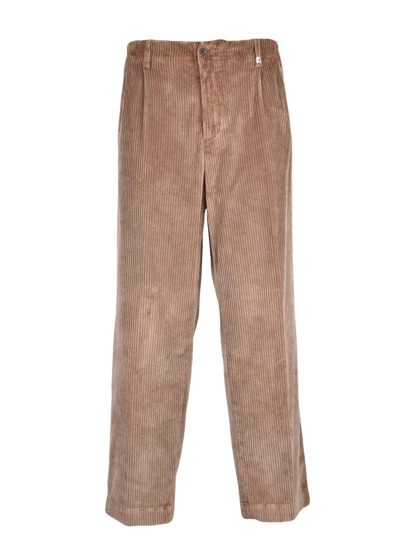 Myths Beige Cotton-Blend Corduroy Pants