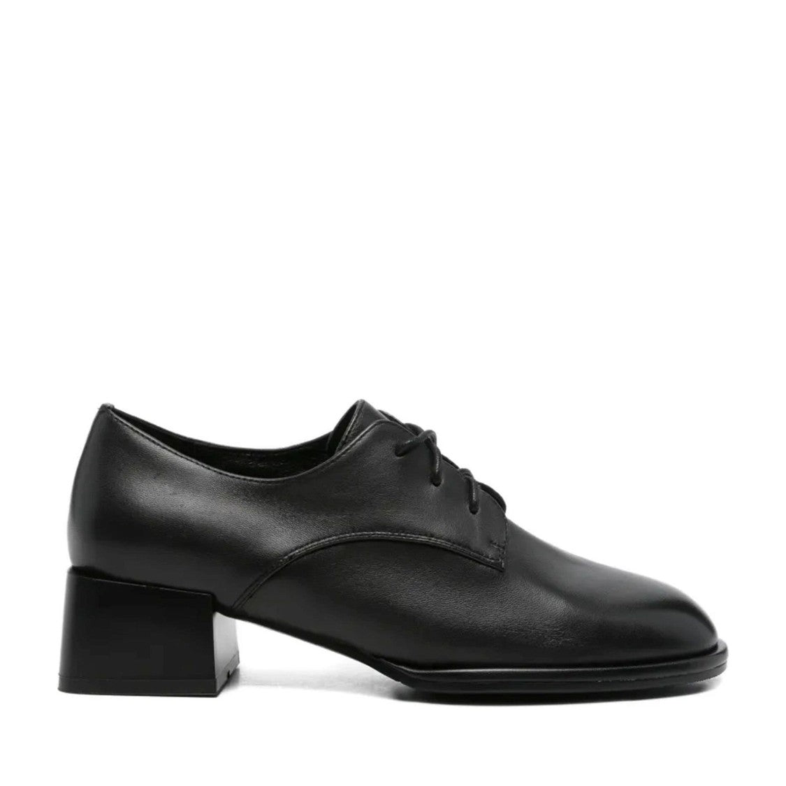 Adrianna Feretti Black Mid-Height Block Heel Suede Shoes