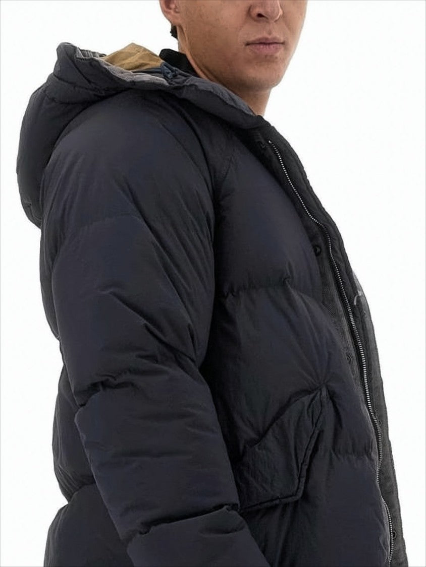 Ten C Boxy Black Puffer Jacket