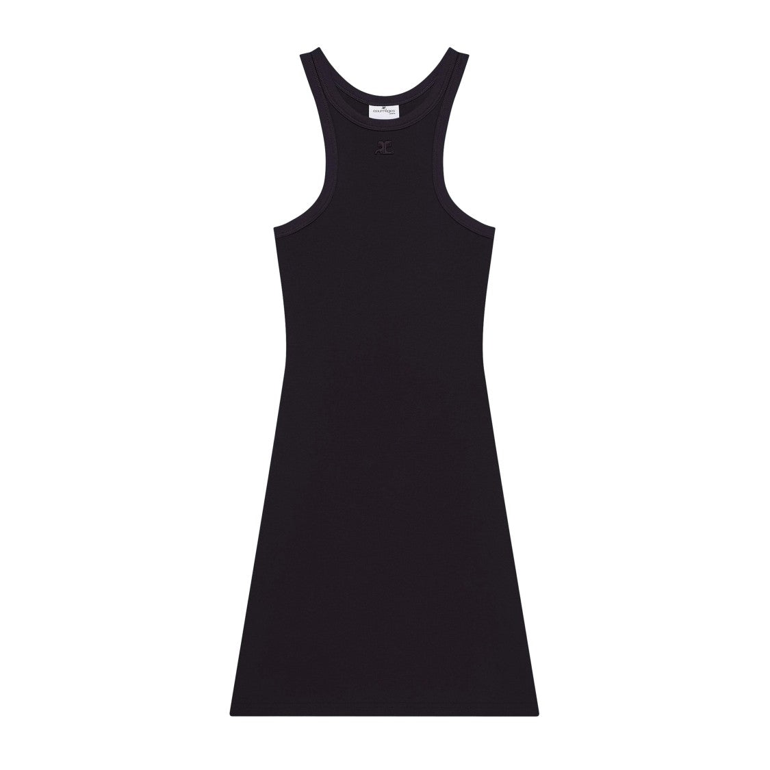 Courrèges Contrast Scuba Mini Dress