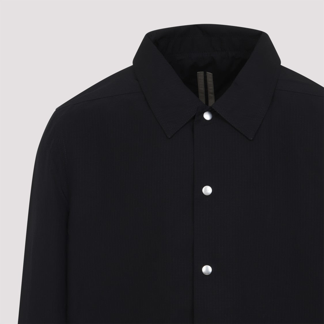 Drkshdw By Rick Owens Black Button-Up Jacket With Adjustable Hem