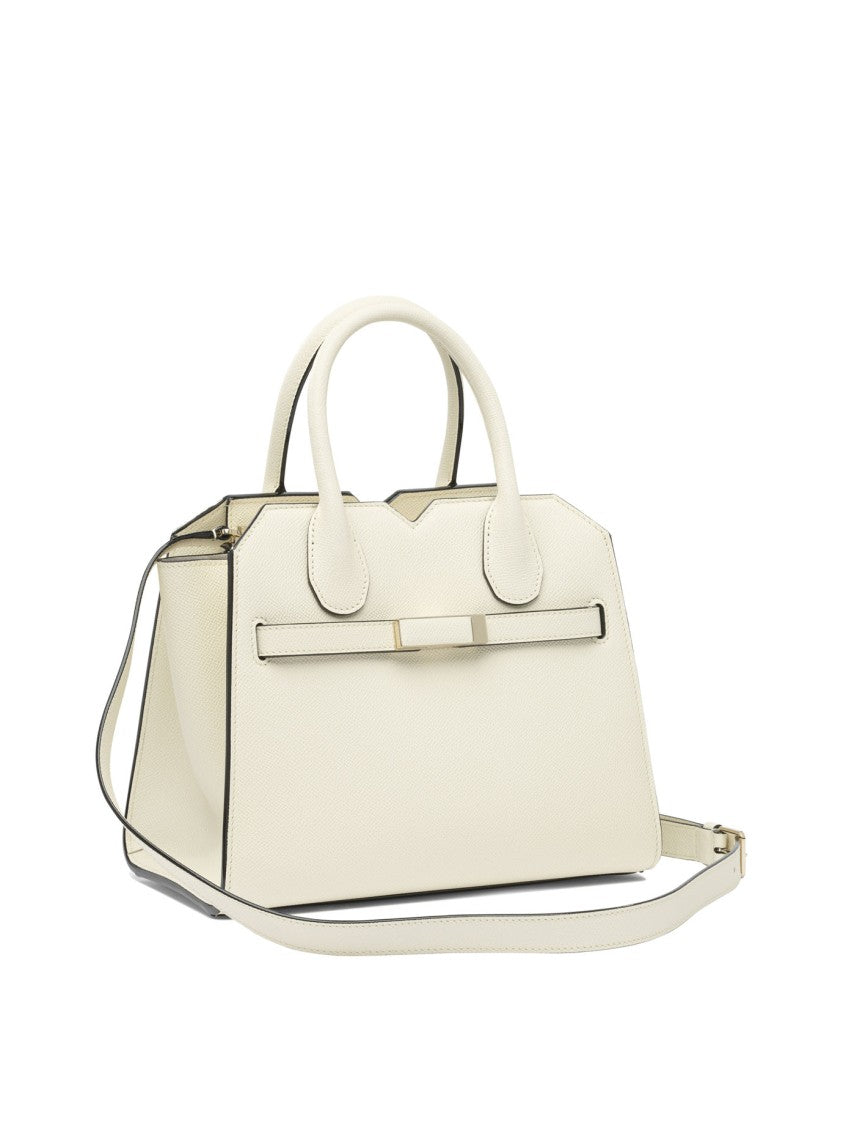 Valextra Milano Mini Handbag With Textured Leather