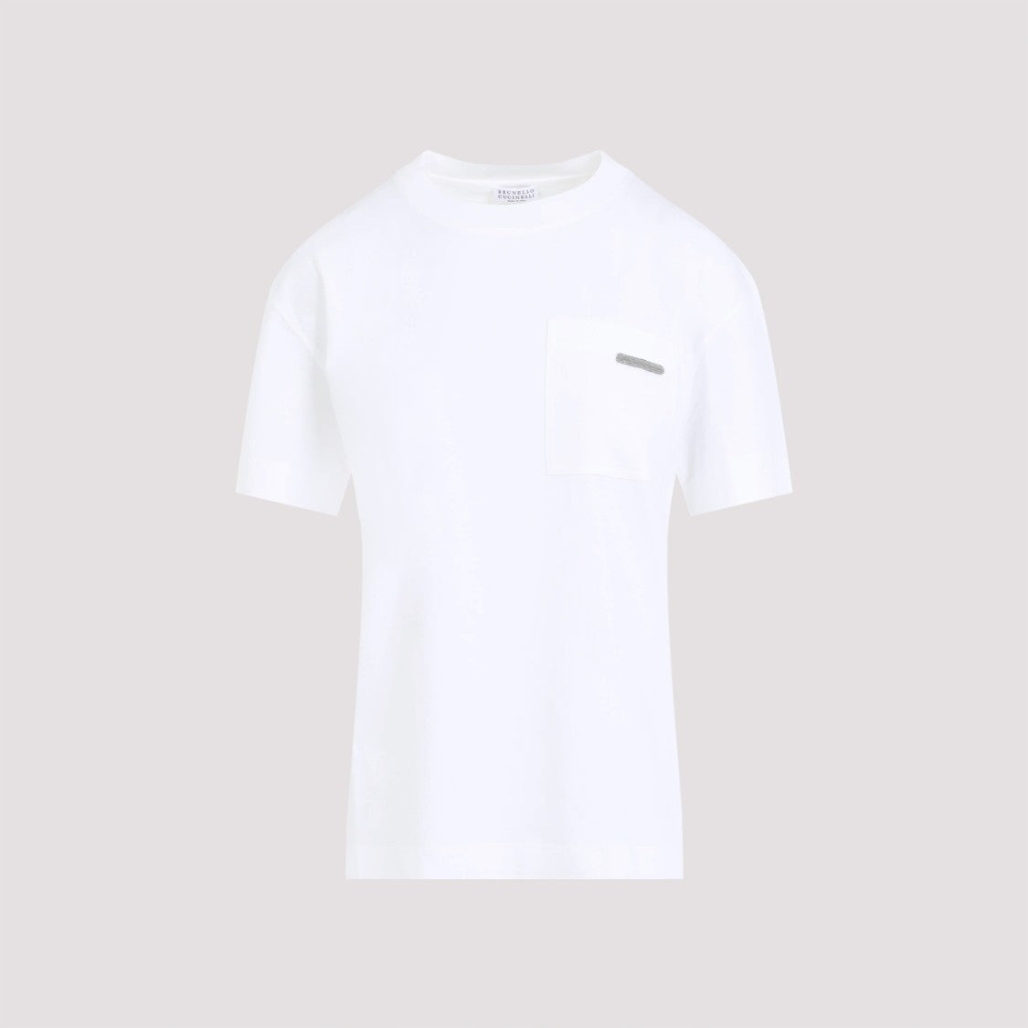 Brunello Cucinelli Classic Crew Neck White T-Shirt