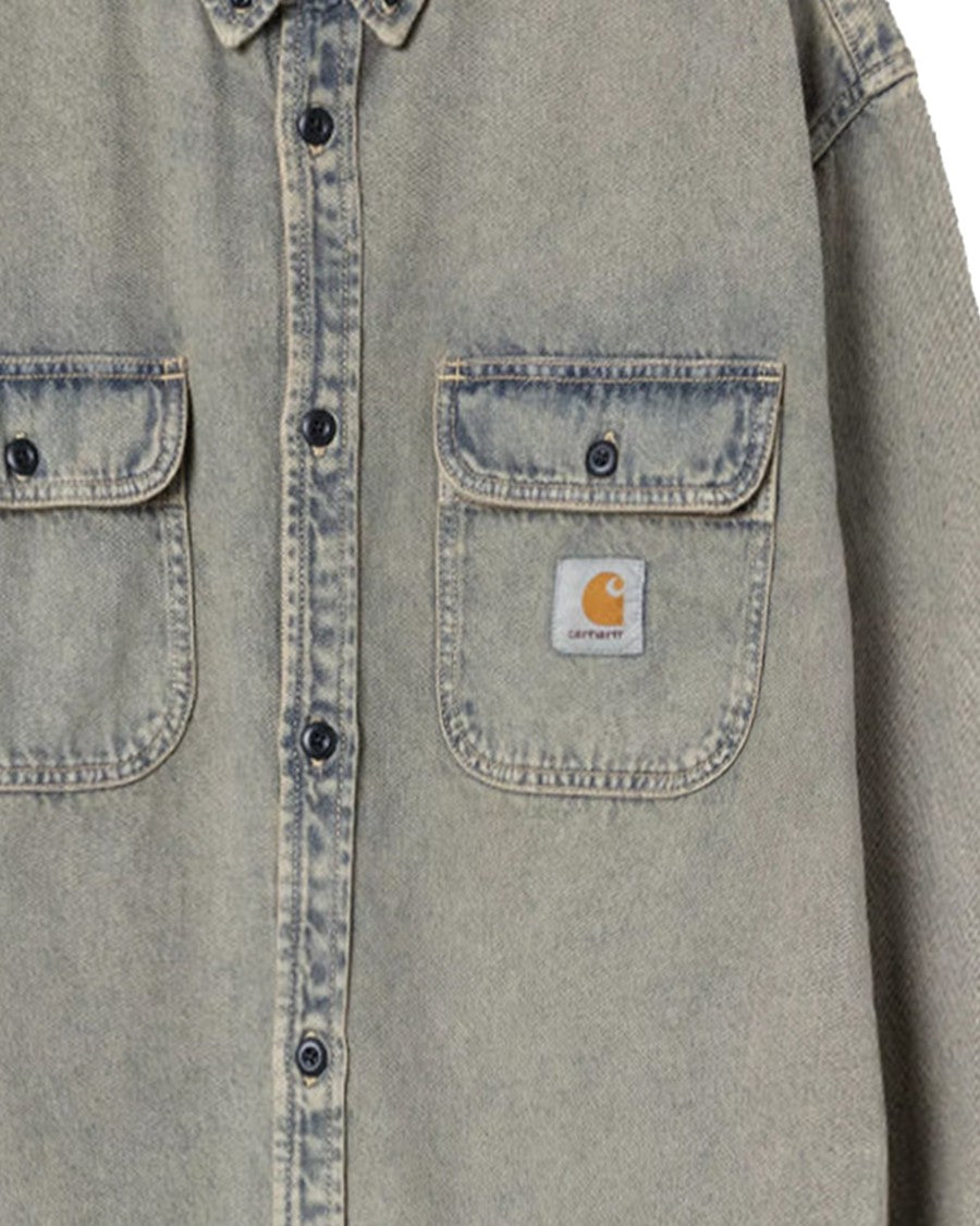 Carhartt Wip Tigan Shirt - Blue Leather