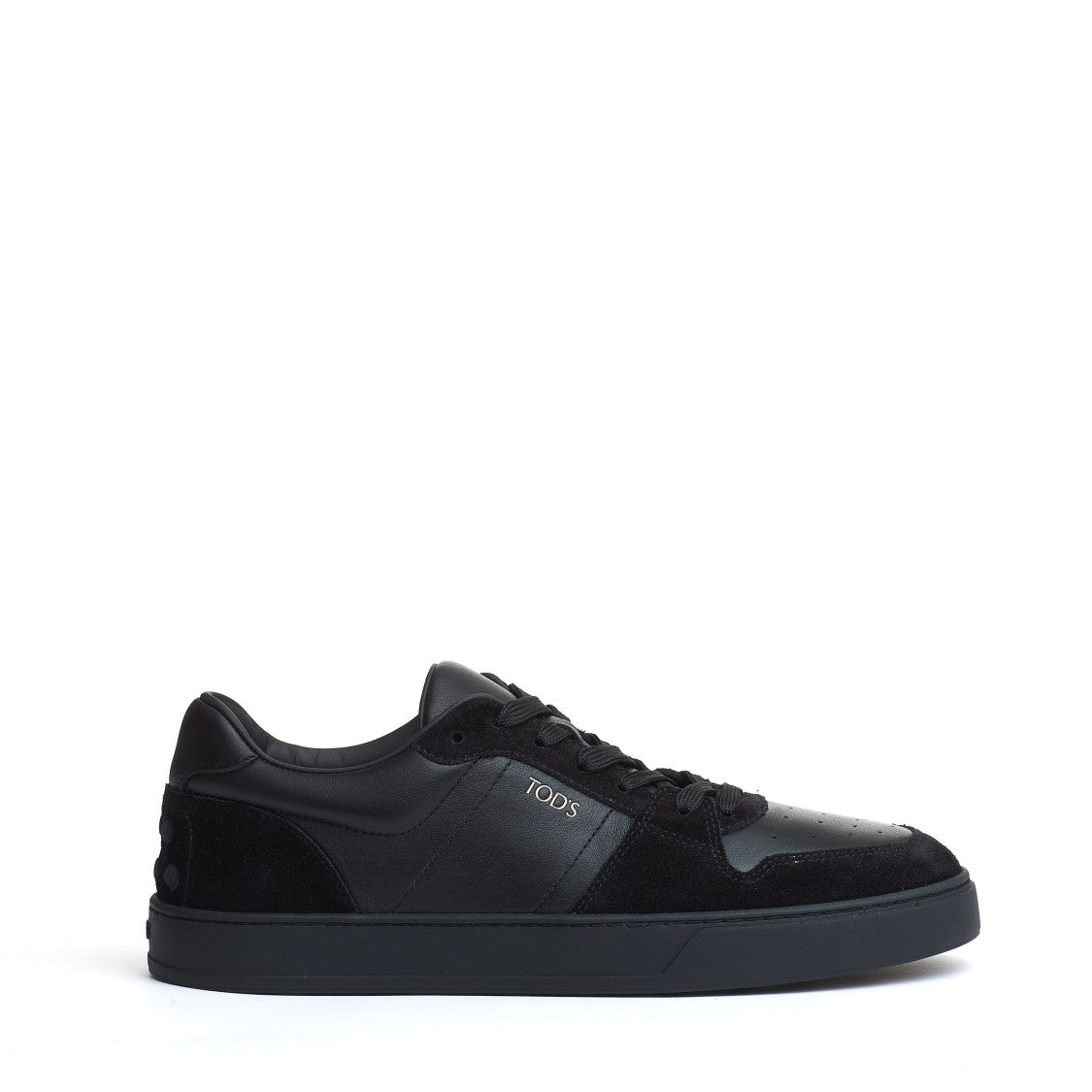 Tod's Black Suede And Leather Basketball Sneakers