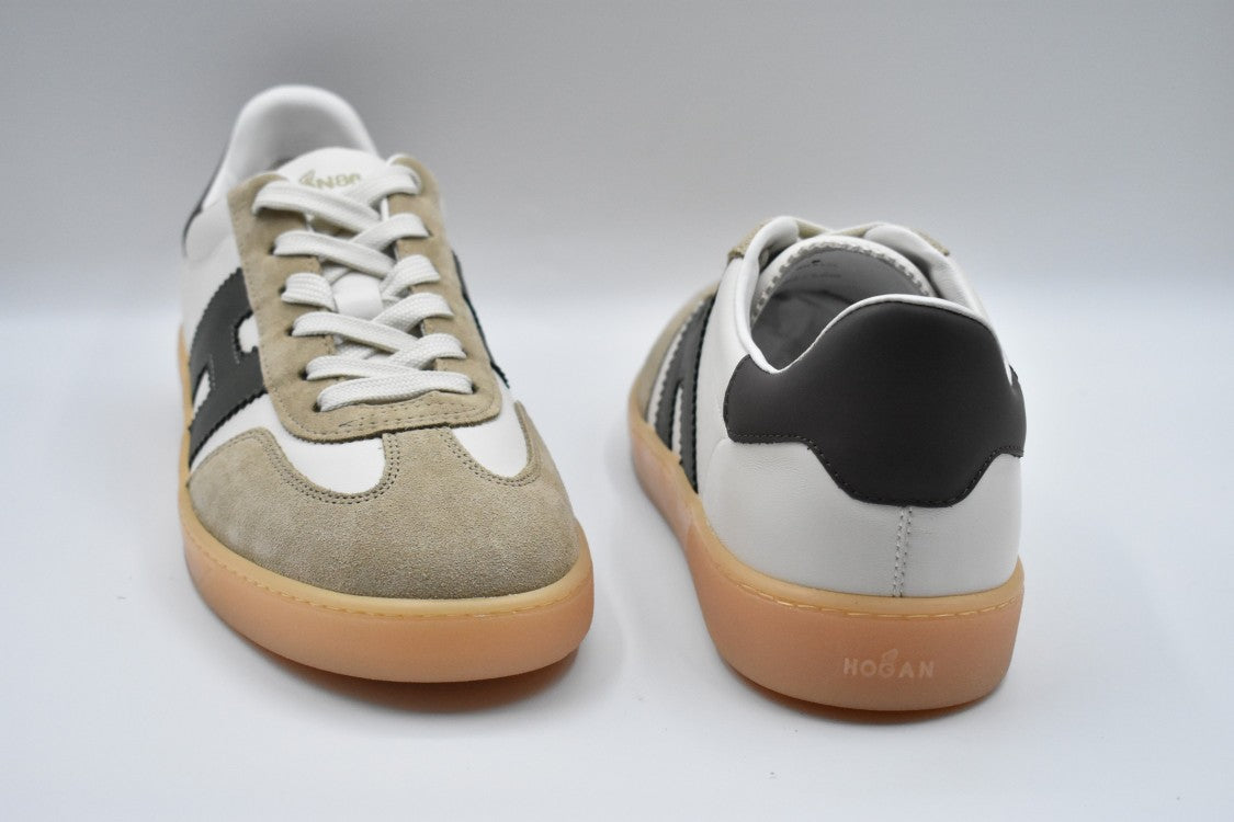 Hogan Laced Sneakers With Smooth And Suede Textures