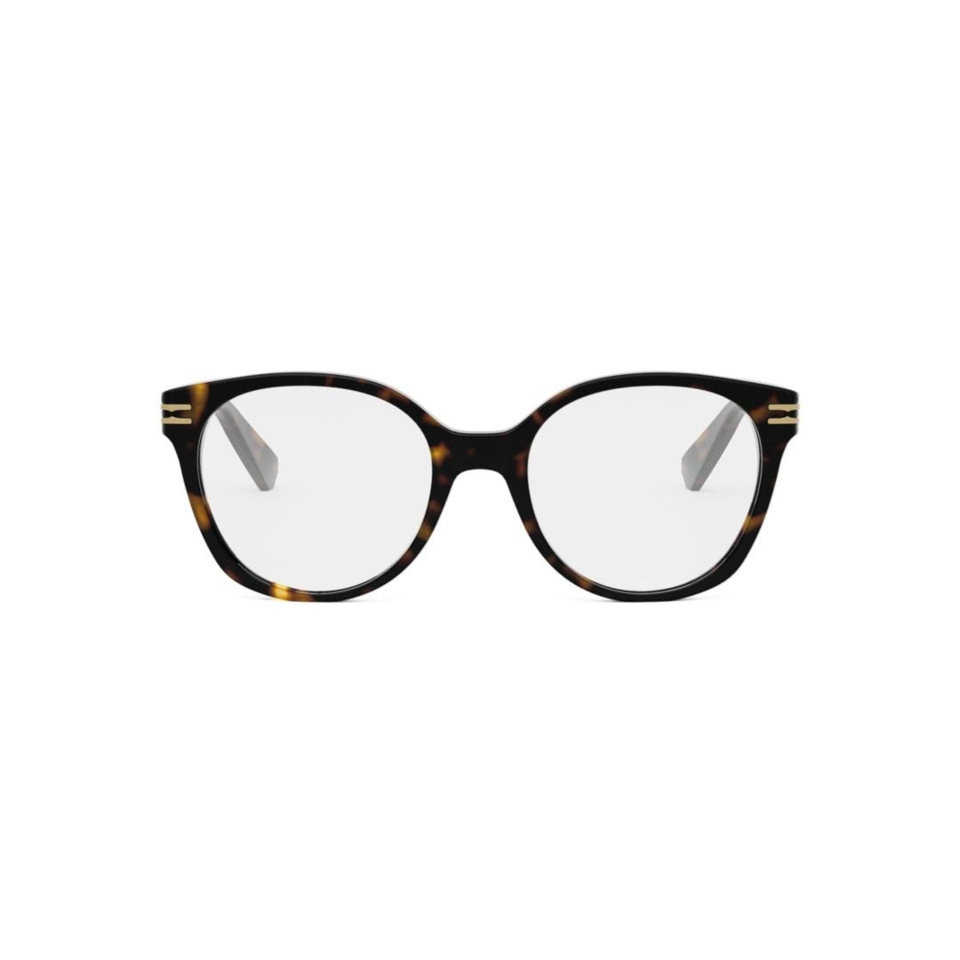 Bulgari Bv50047i Classic Round Tortoiseshell Frame Eyeglasses