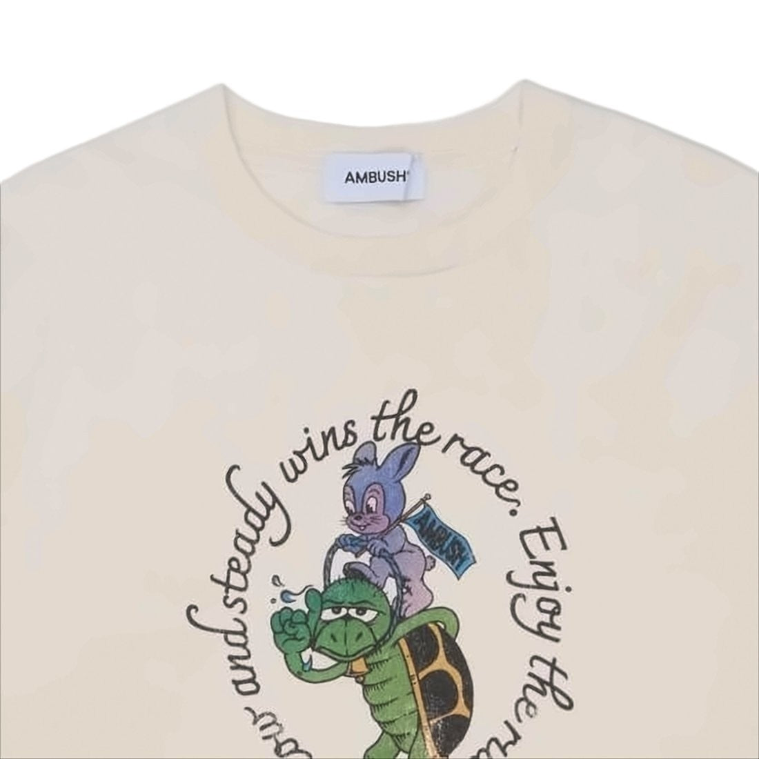 Ambush Graphic Short-Sleeve T-Shirt With Playful Rabbit