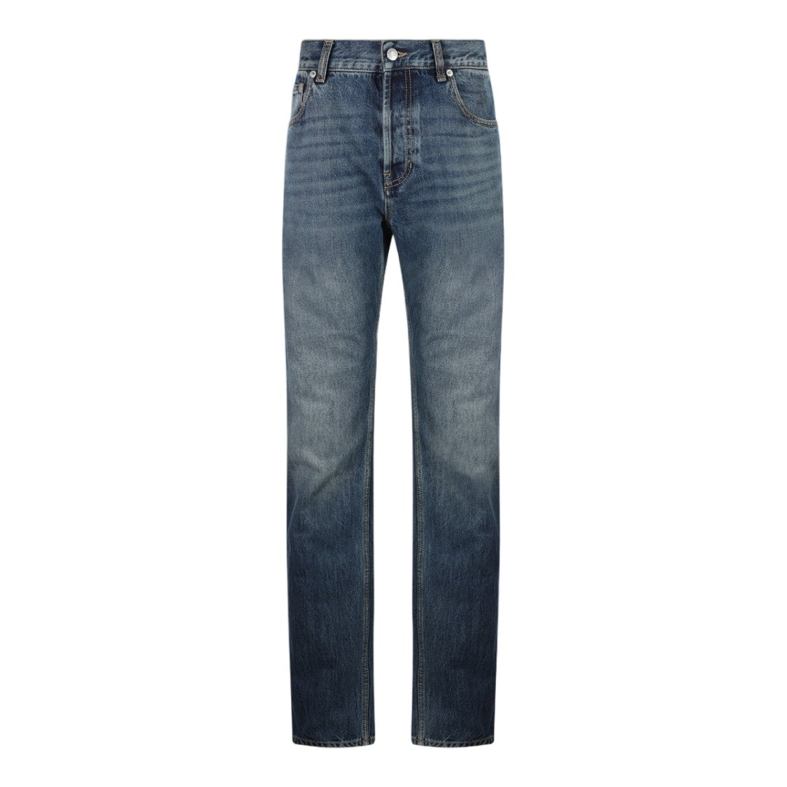 Alexander Mcqueen Straight-Leg Denim Jeans With Classic Five-Pocket Design