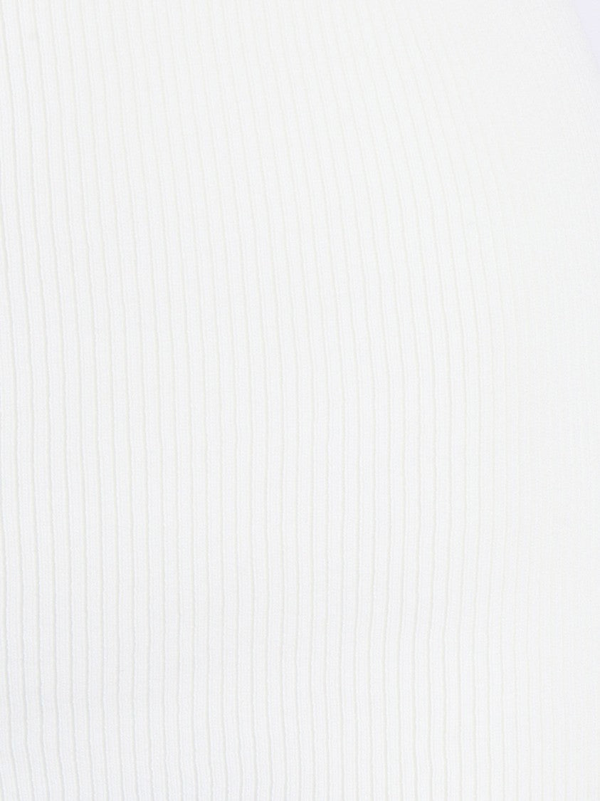 P.A.R.O.S.H. Sleeveless Ribbed Knit Tank Top