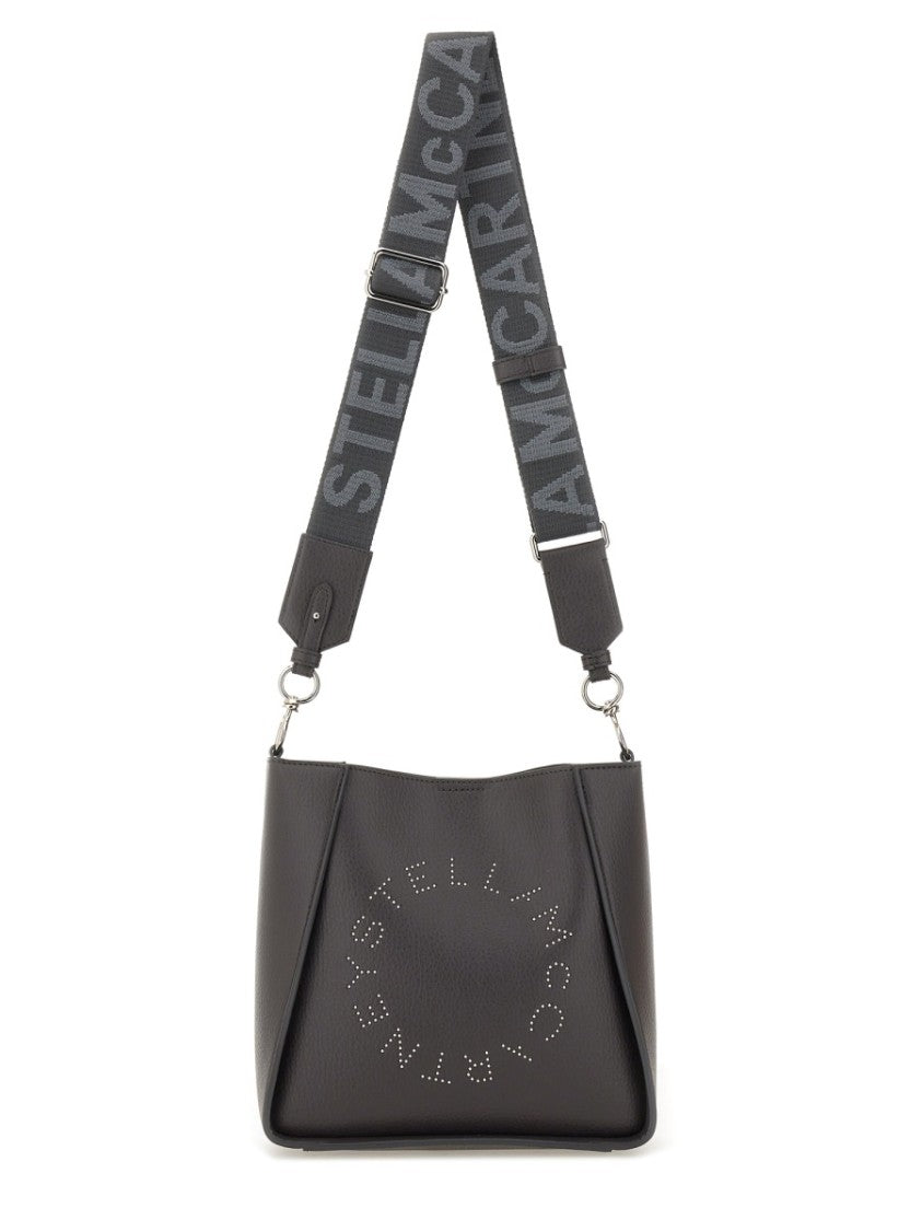 Stella Mccartney Shoulder Bag With Prominent Logo Detail